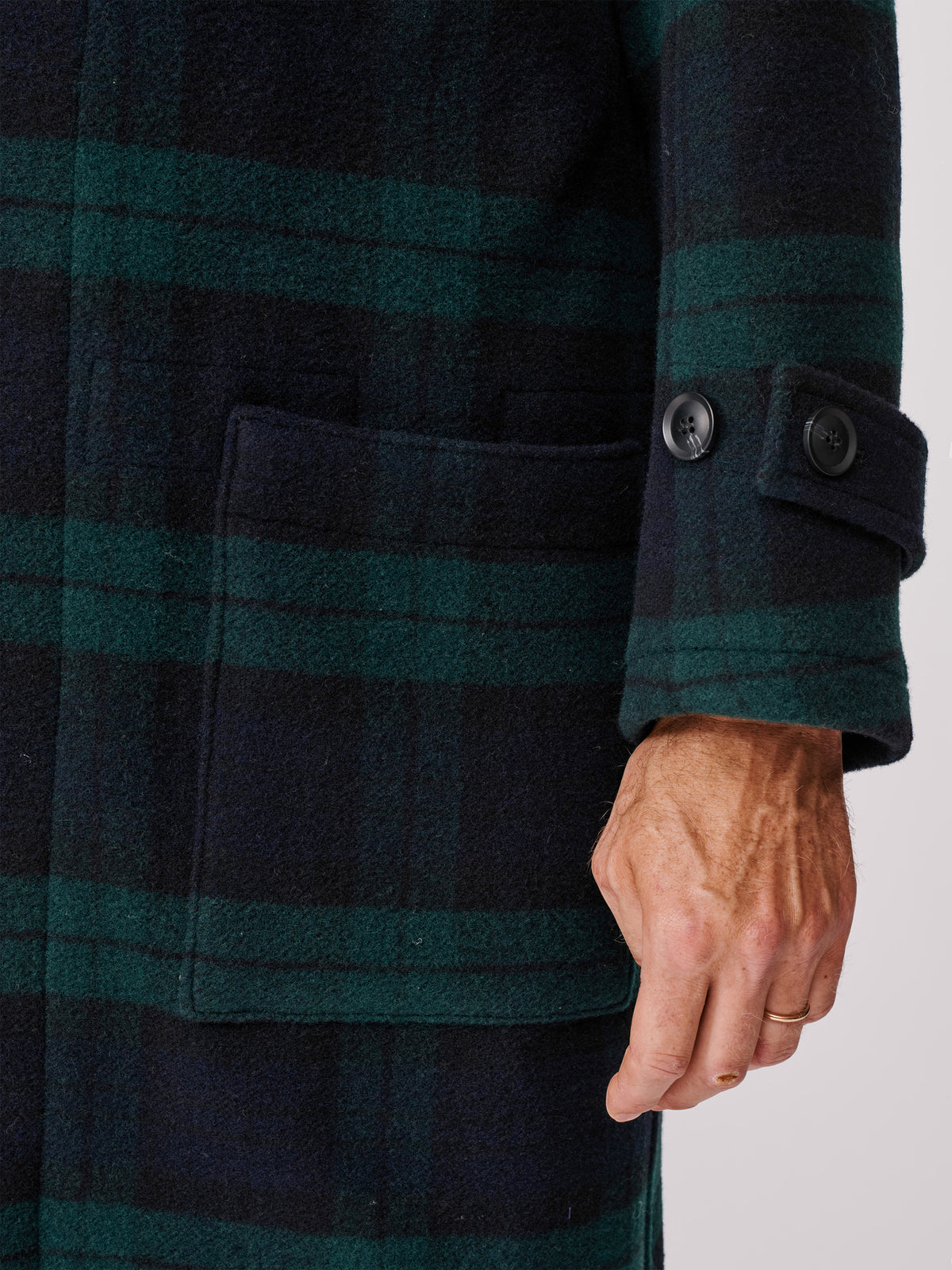 Aubin Blackwatch Holmfirth Duffle Coat | Duffle Coat