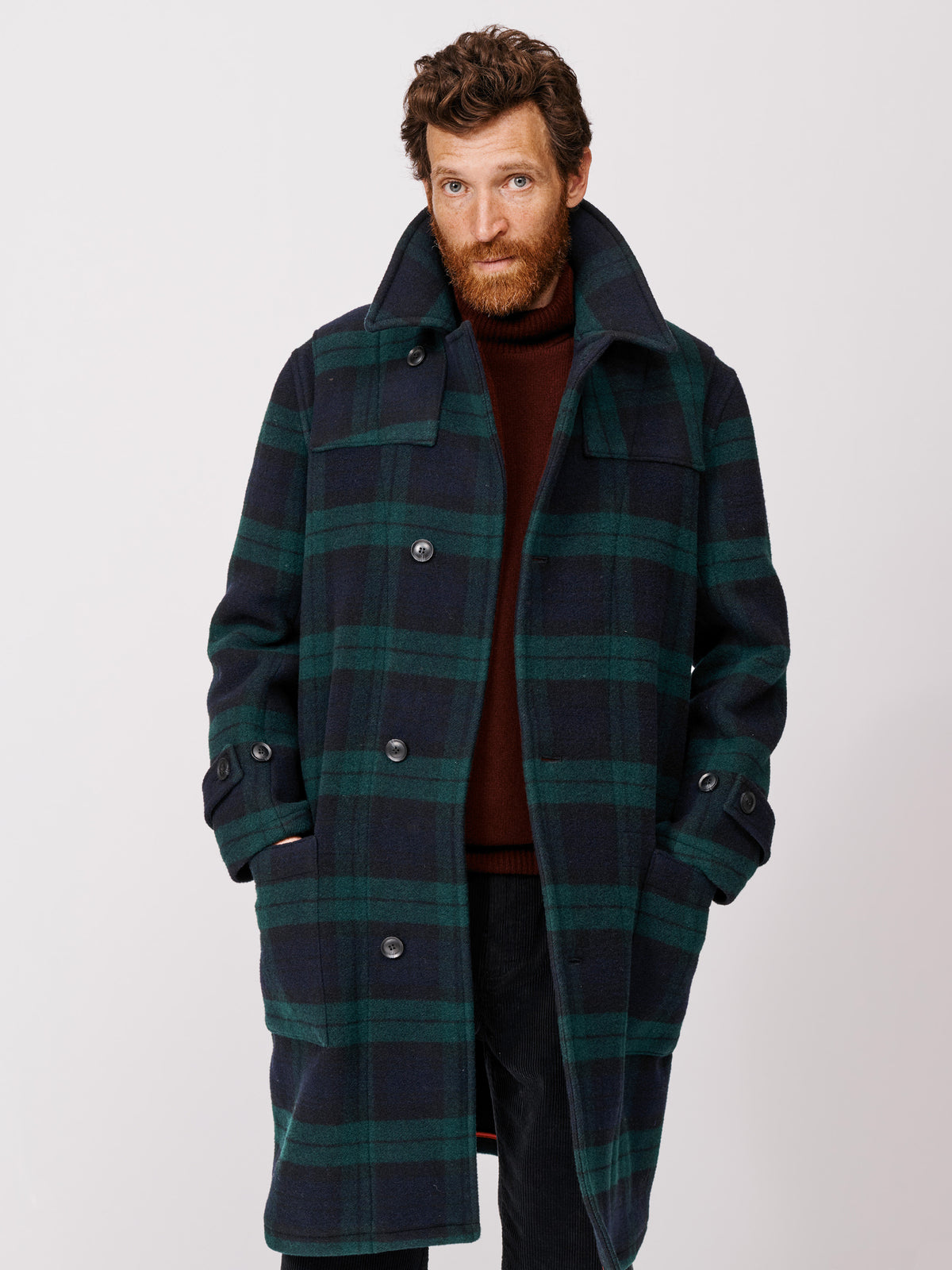 Aubin Blackwatch Holmfirth Duffle Coat | Duffle Coat