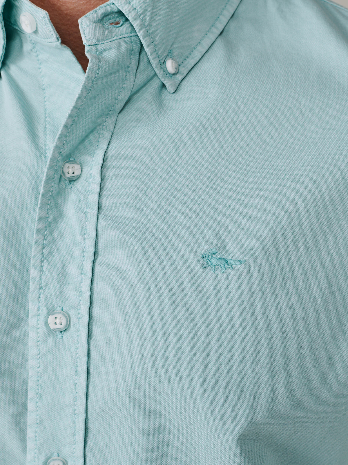 Aubin Mint Horkstow Lightweight Relaxed Oxford Shirt | Oxford Shirt