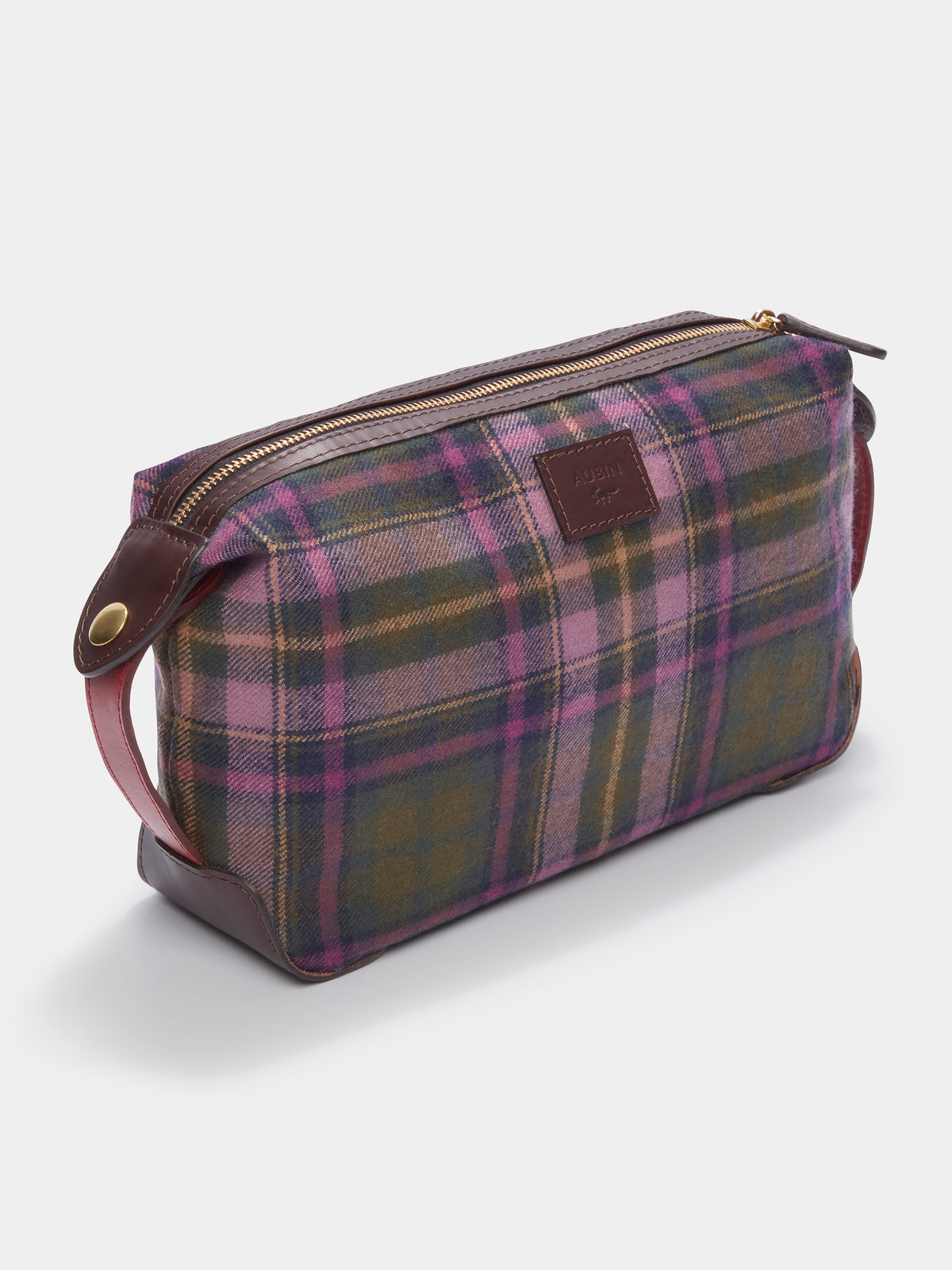 Aubin Check Huxtable Washbag | Bags