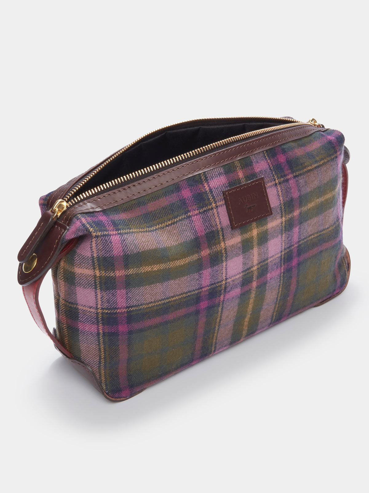 Aubin Check Huxtable Washbag | Bags