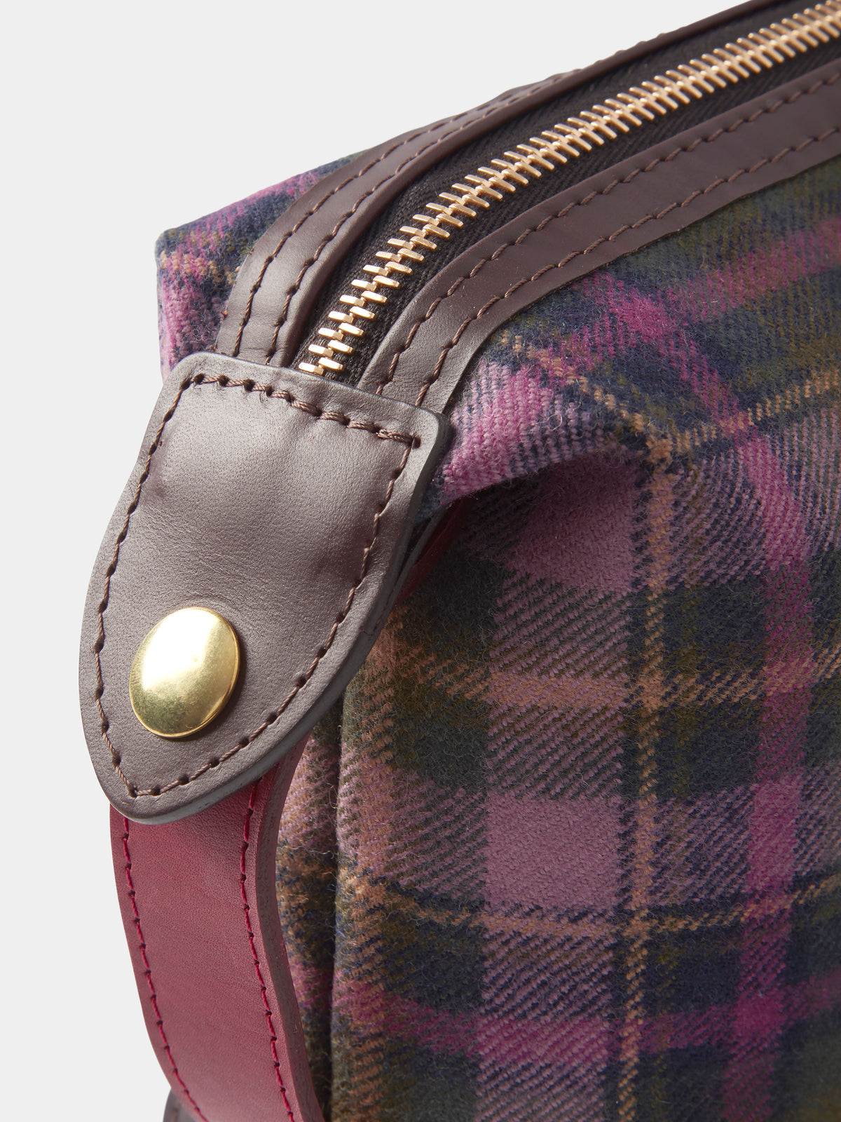 Aubin Check Huxtable Washbag | Bags