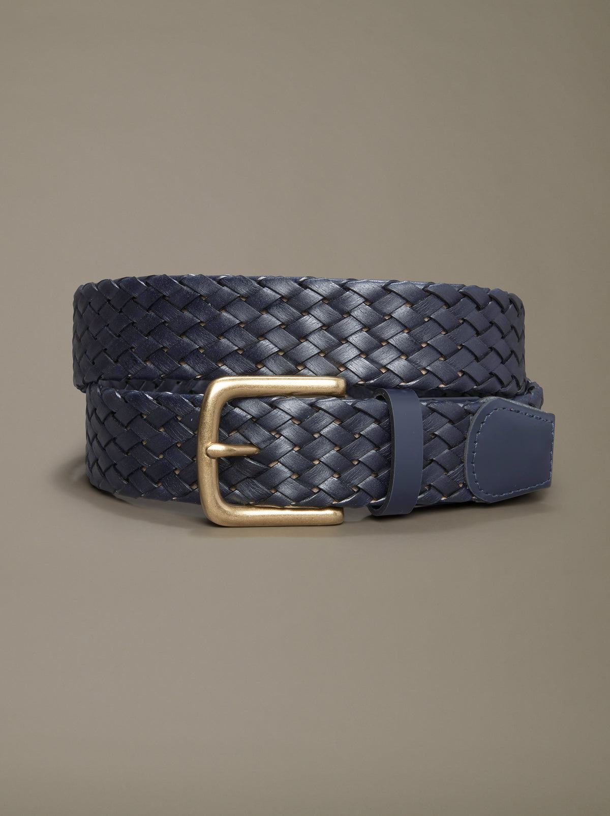 Aubin Navy Heacham Plaited Belt | Belts