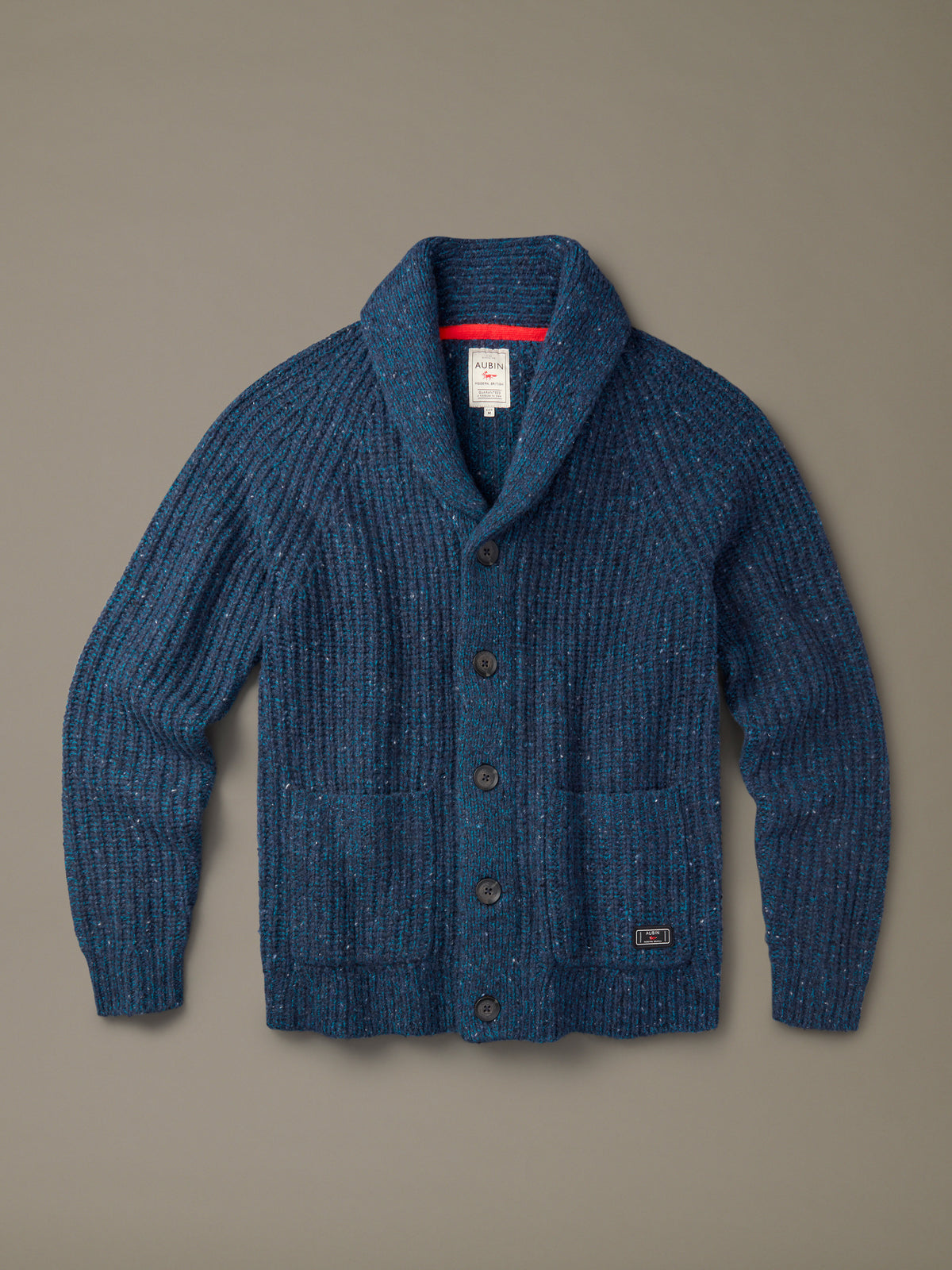 Aubin Indigo Helston Twist Cardigan | Cardigan