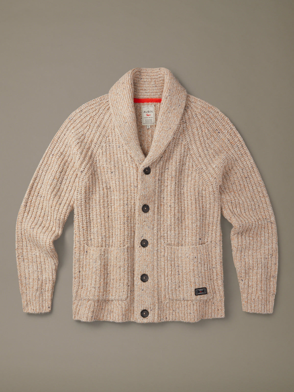 Aubin Natural Helston Twist Cardigan | Cardigan