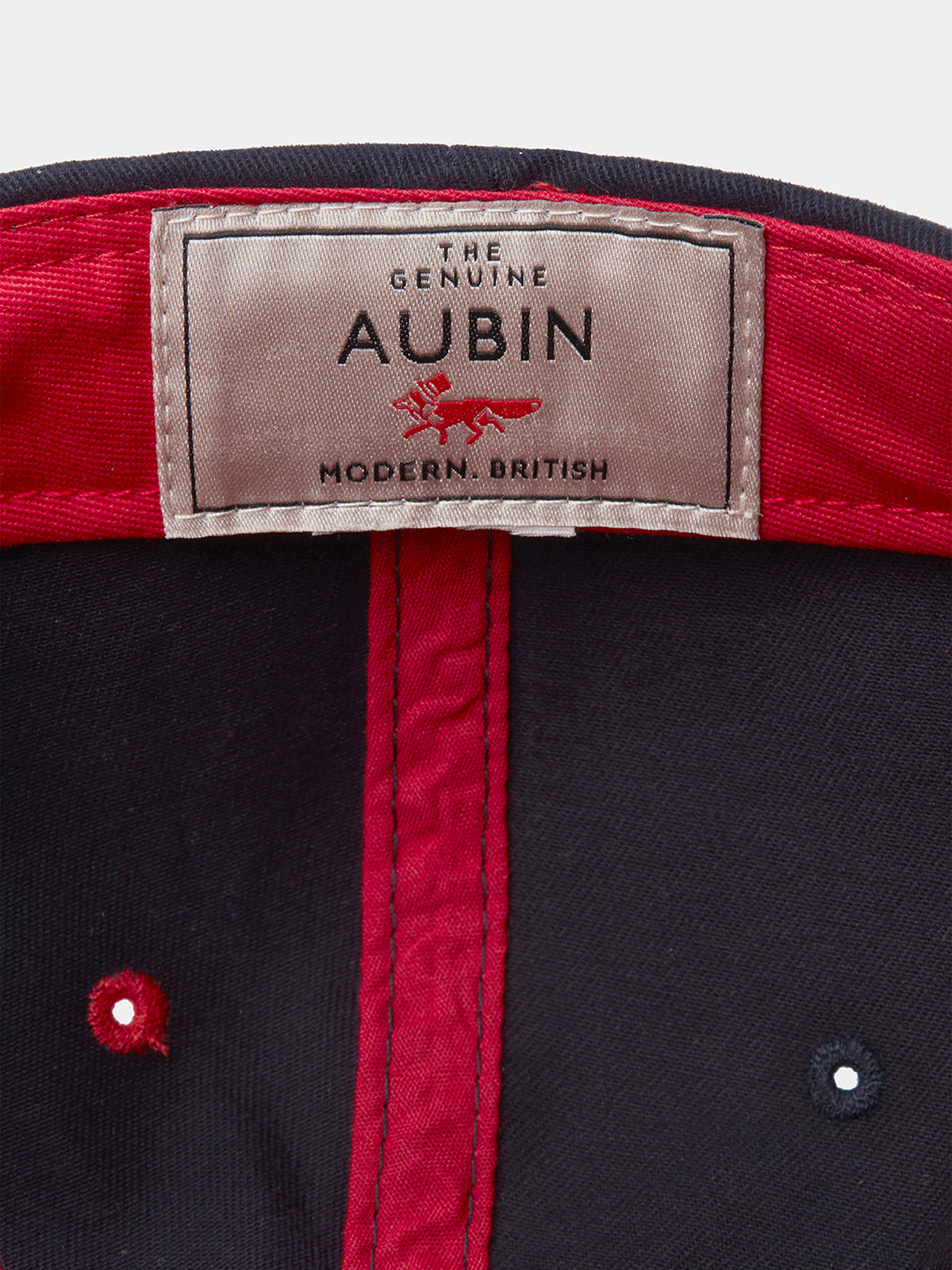 Aubin Navy Hendwell Washed Twill Cap | Hats