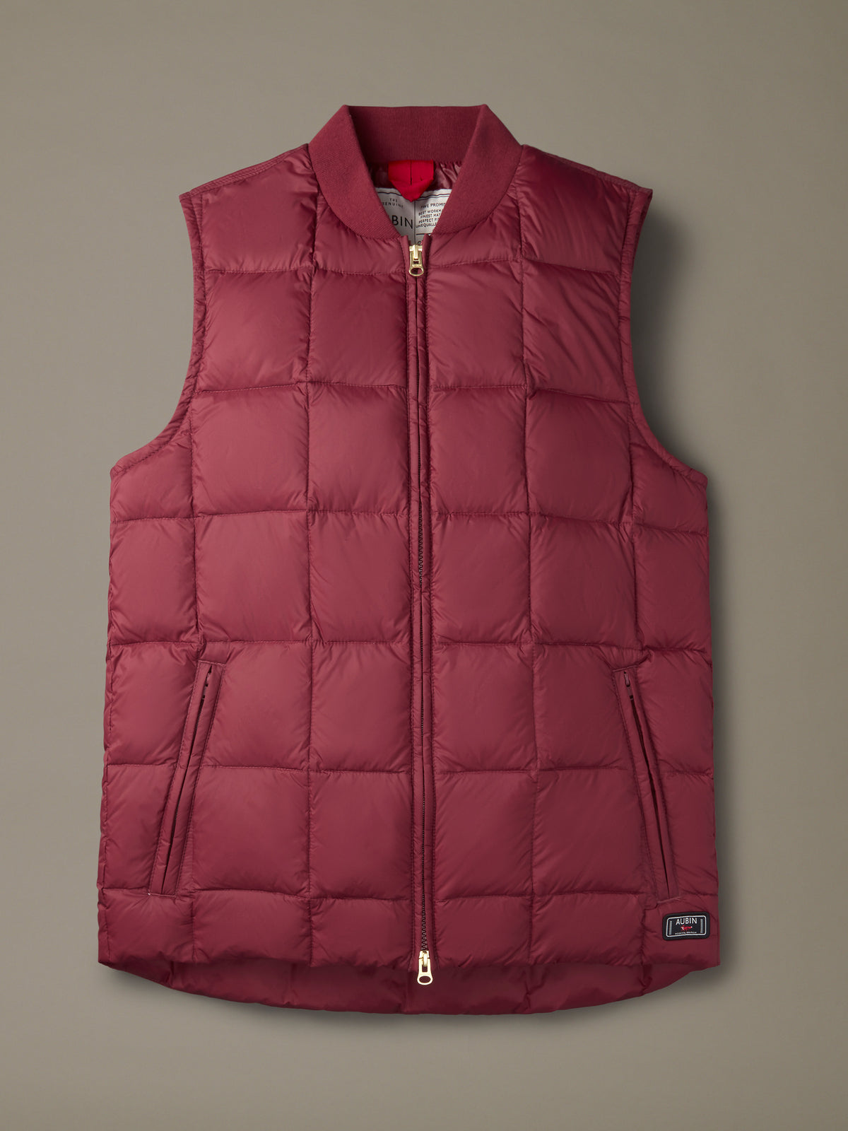 Aubin Oxblood Herriot Down Gilet | Gilet