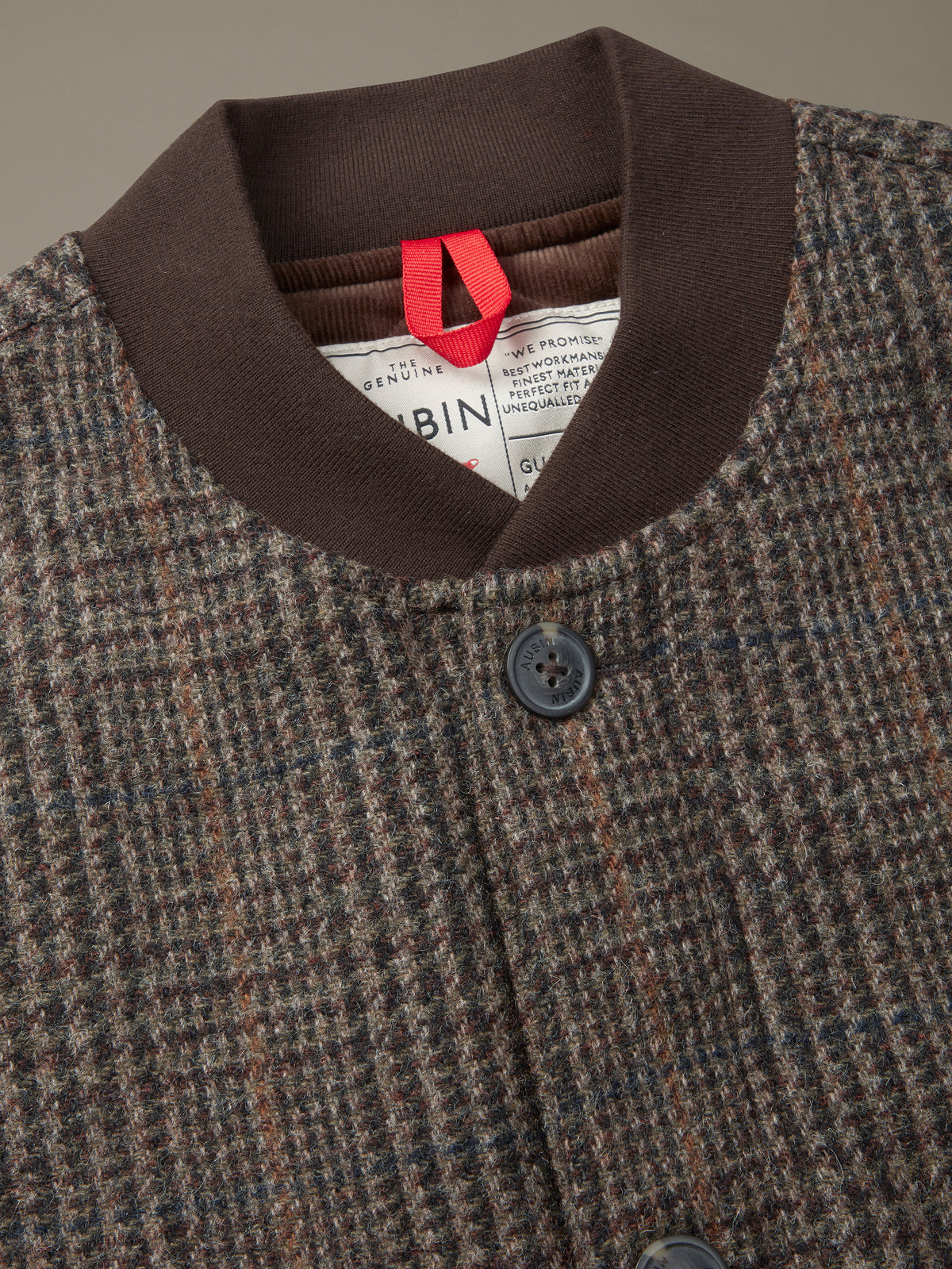 Aubin Check Humby Wool Gilet | Gilet