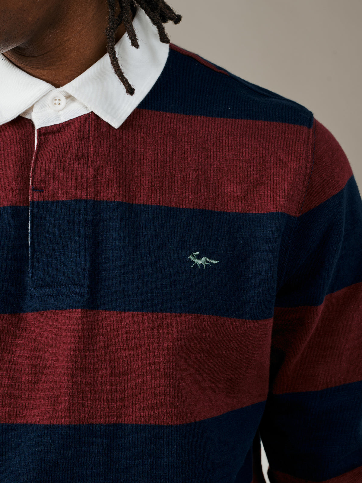 Aubin Blue Mix Stripe Irnham Rugby Shirt | Rugby Shirts