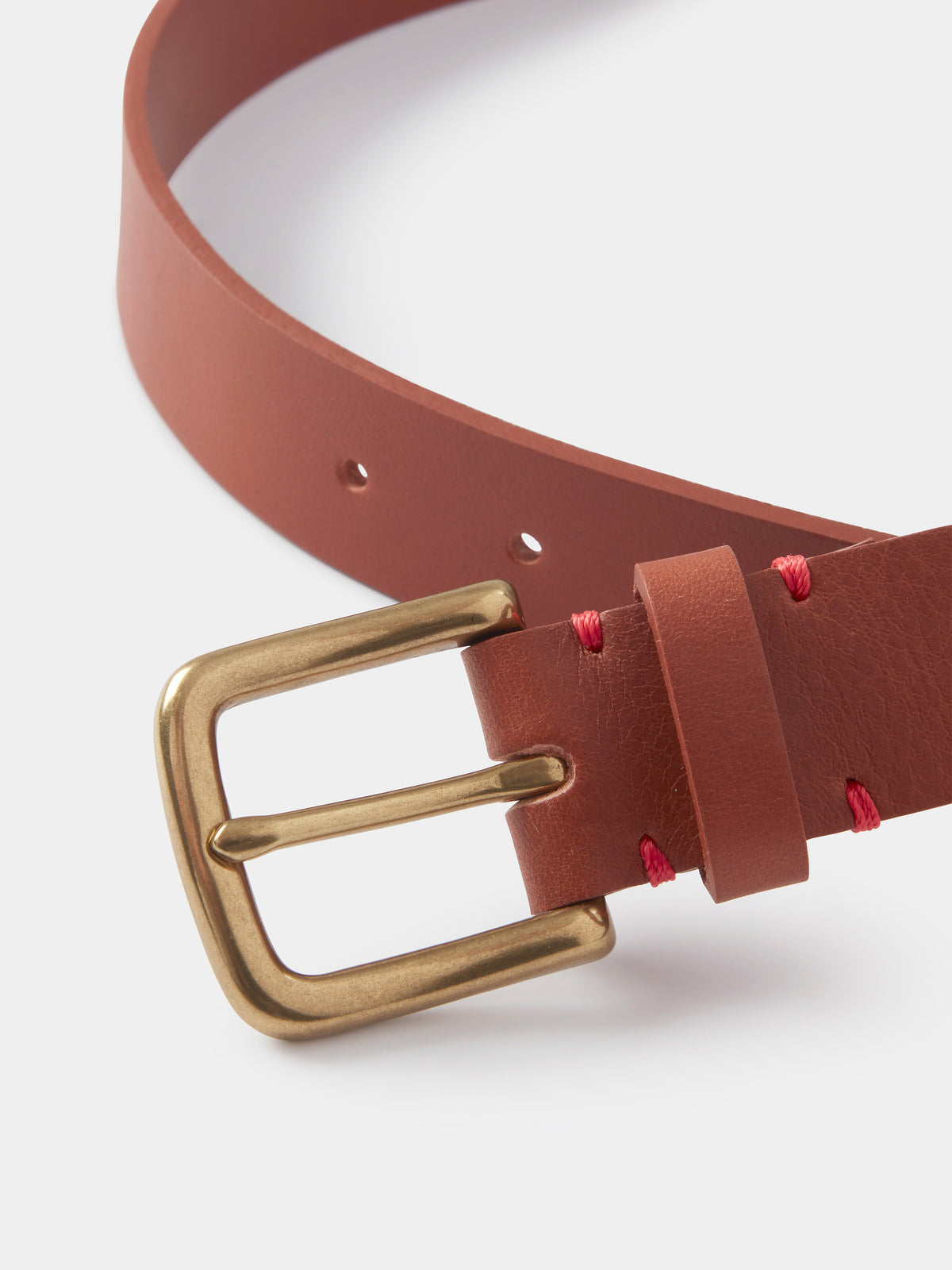 Aubin Tan Thorn Leather Belt | Belts