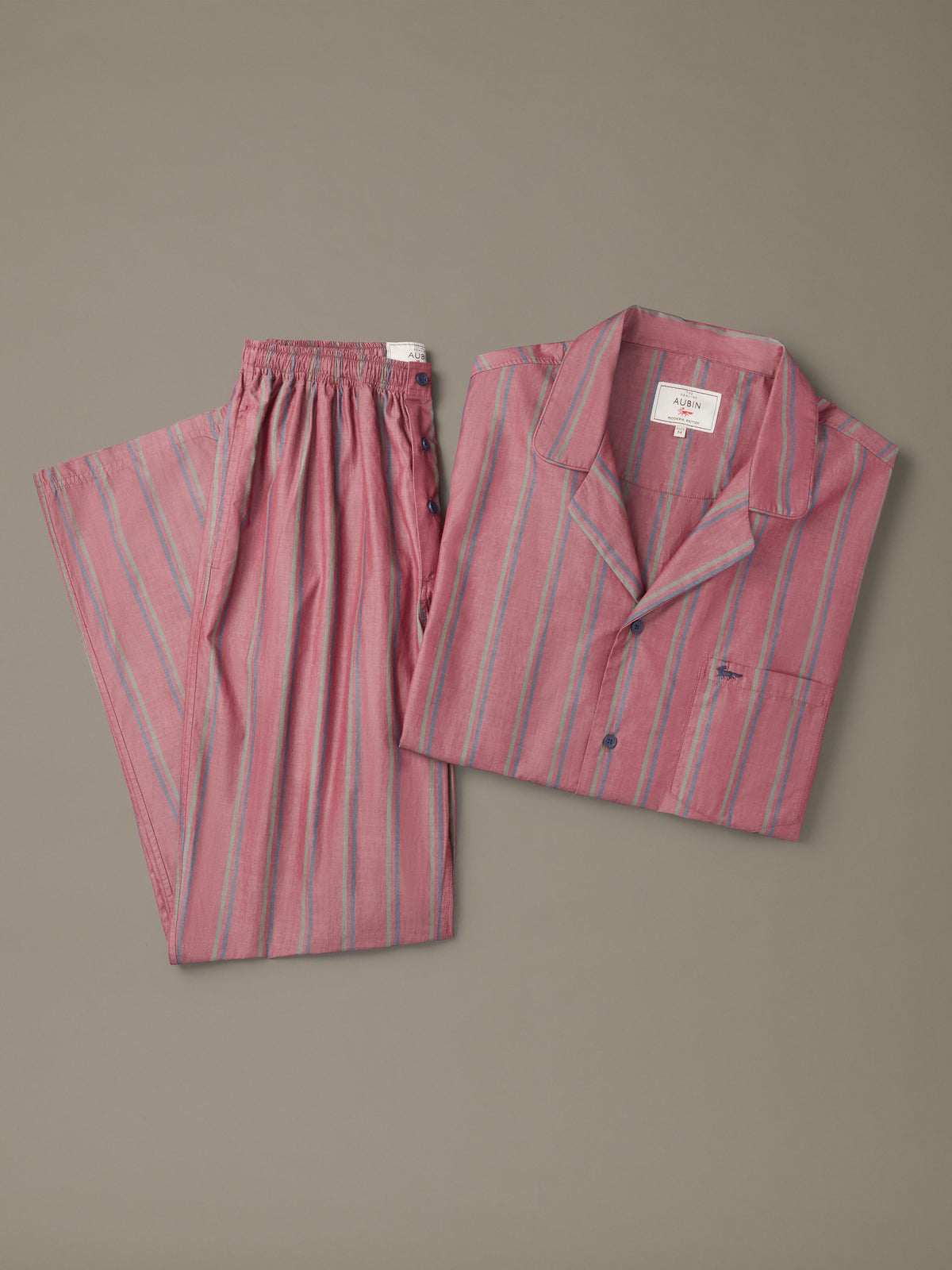 Kenmare Satin Stripe Pyjama Set