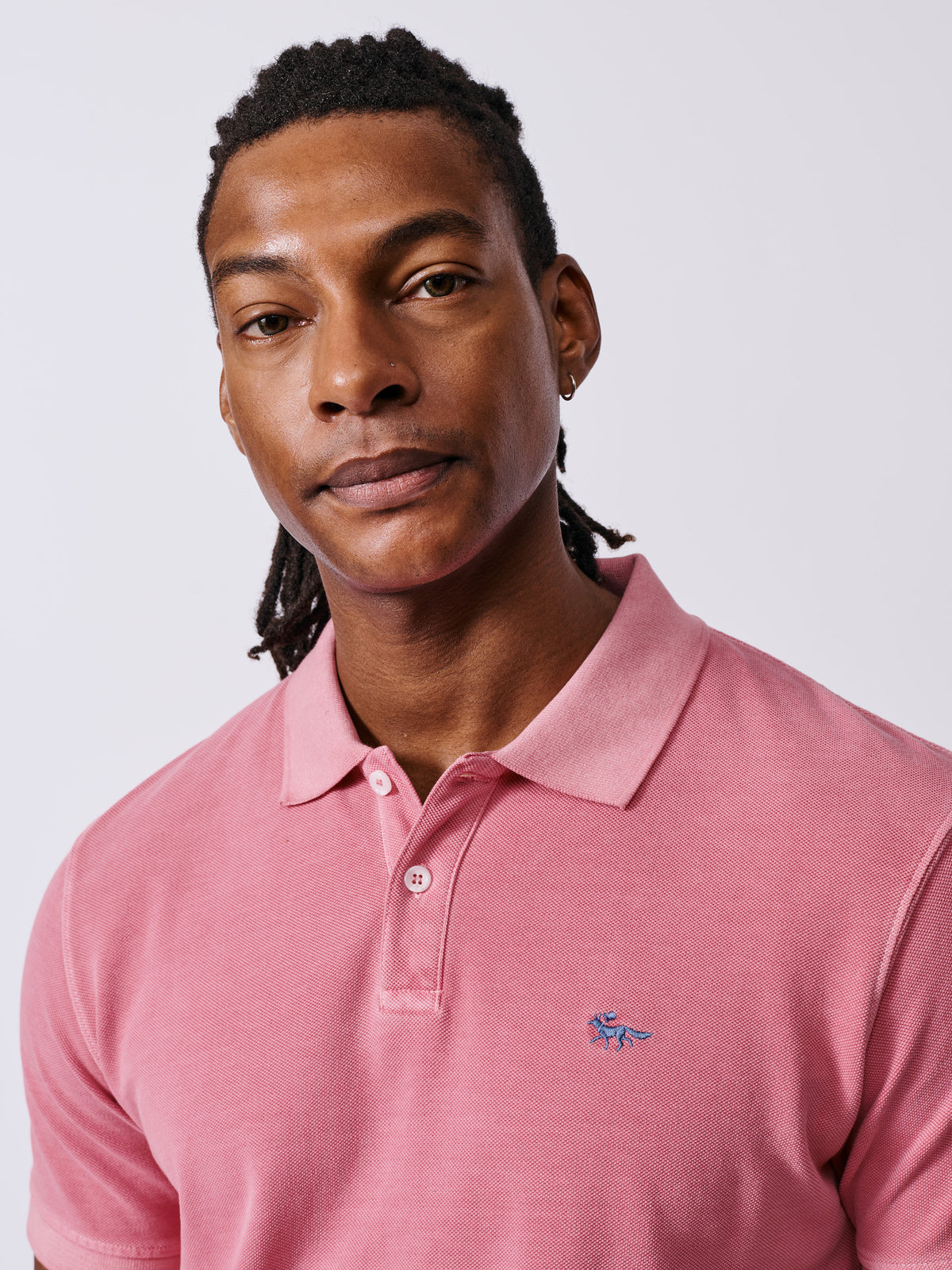 Aubin Pink Lusby Pique Polo | Pique Polo