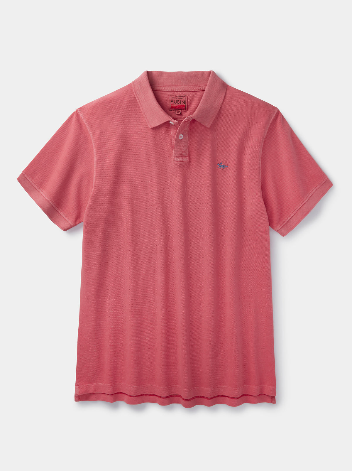 Aubin Pink Lusby Pique Polo | Pique Polo