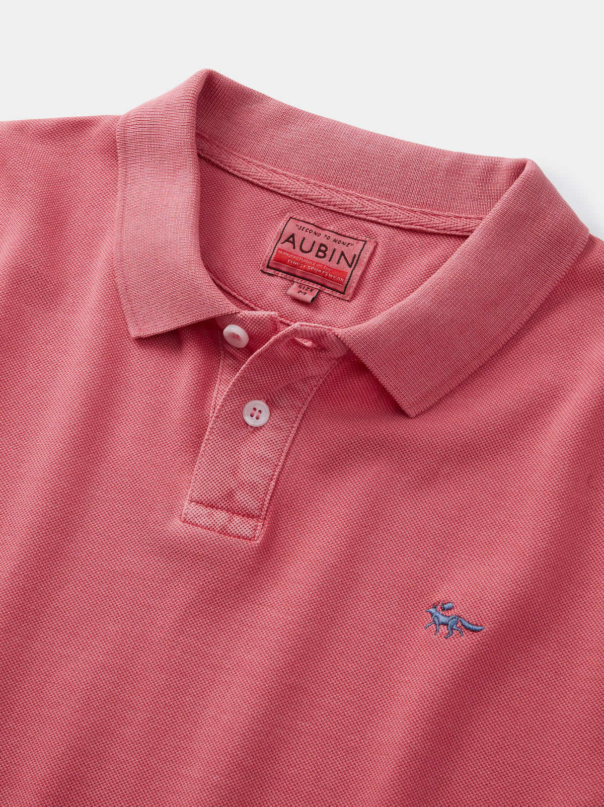 Aubin Pink Lusby Pique Polo | Pique Polo
