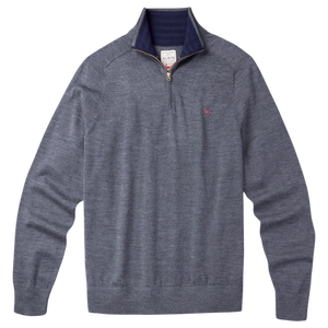 Laurel Extra Fine Merino Zip Neck Jumper