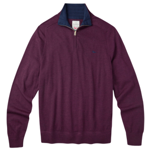 Laurel Extra Fine Merino Zip Neck Jumper