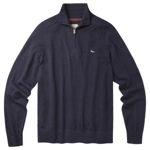 Laurel Extra Fine Merino Zip Neck Jumper