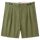 Lind Double Pleat Linen Short
