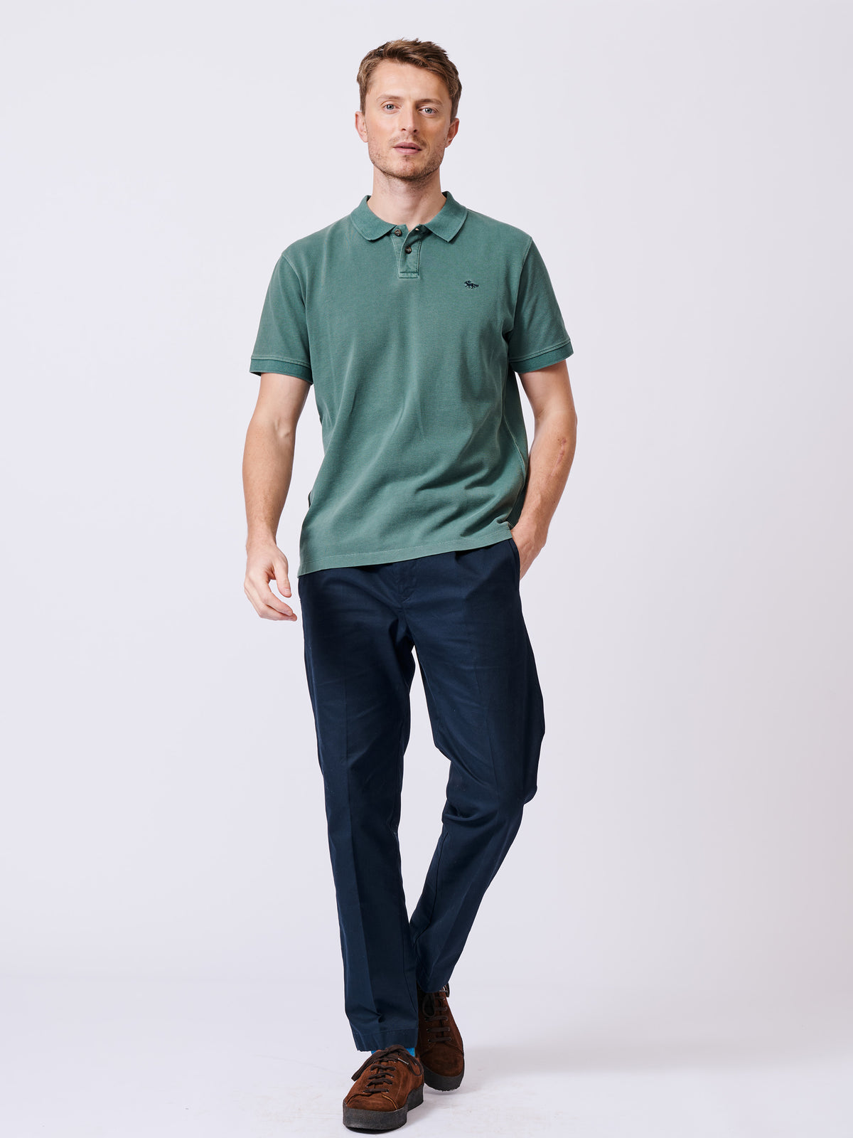 Aubin Jade Lusby Pique Polo | Pique Polo