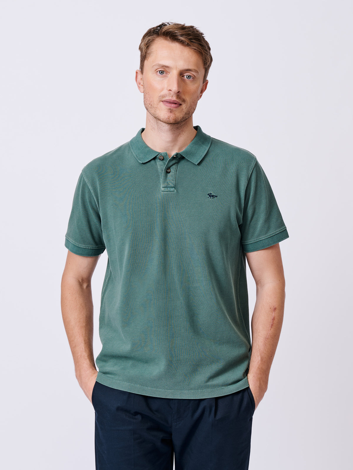 Aubin Jade Lusby Pique Polo | Pique Polo