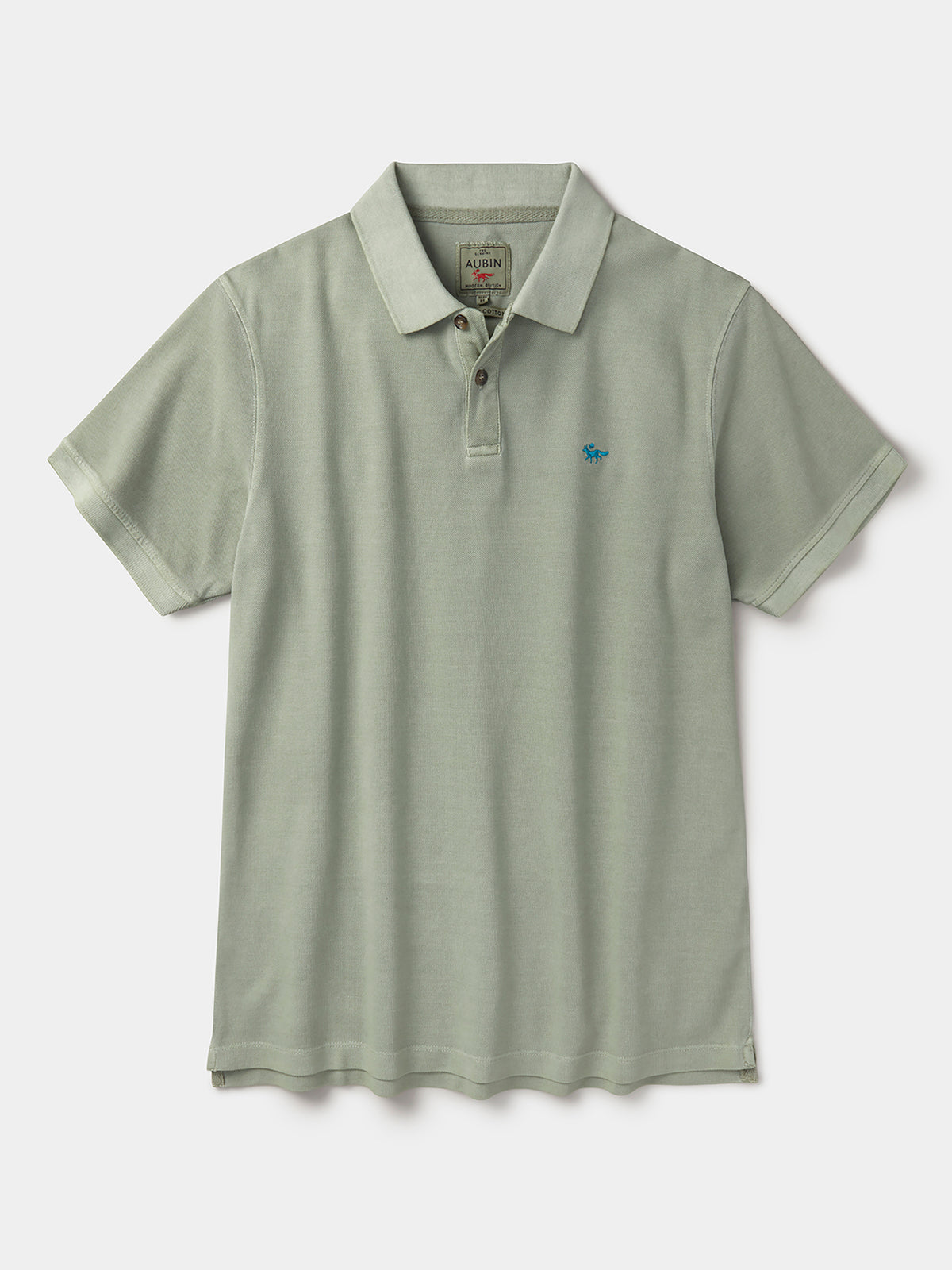 Aubin Khaki Lusby Pique Polo | Polo Shirts