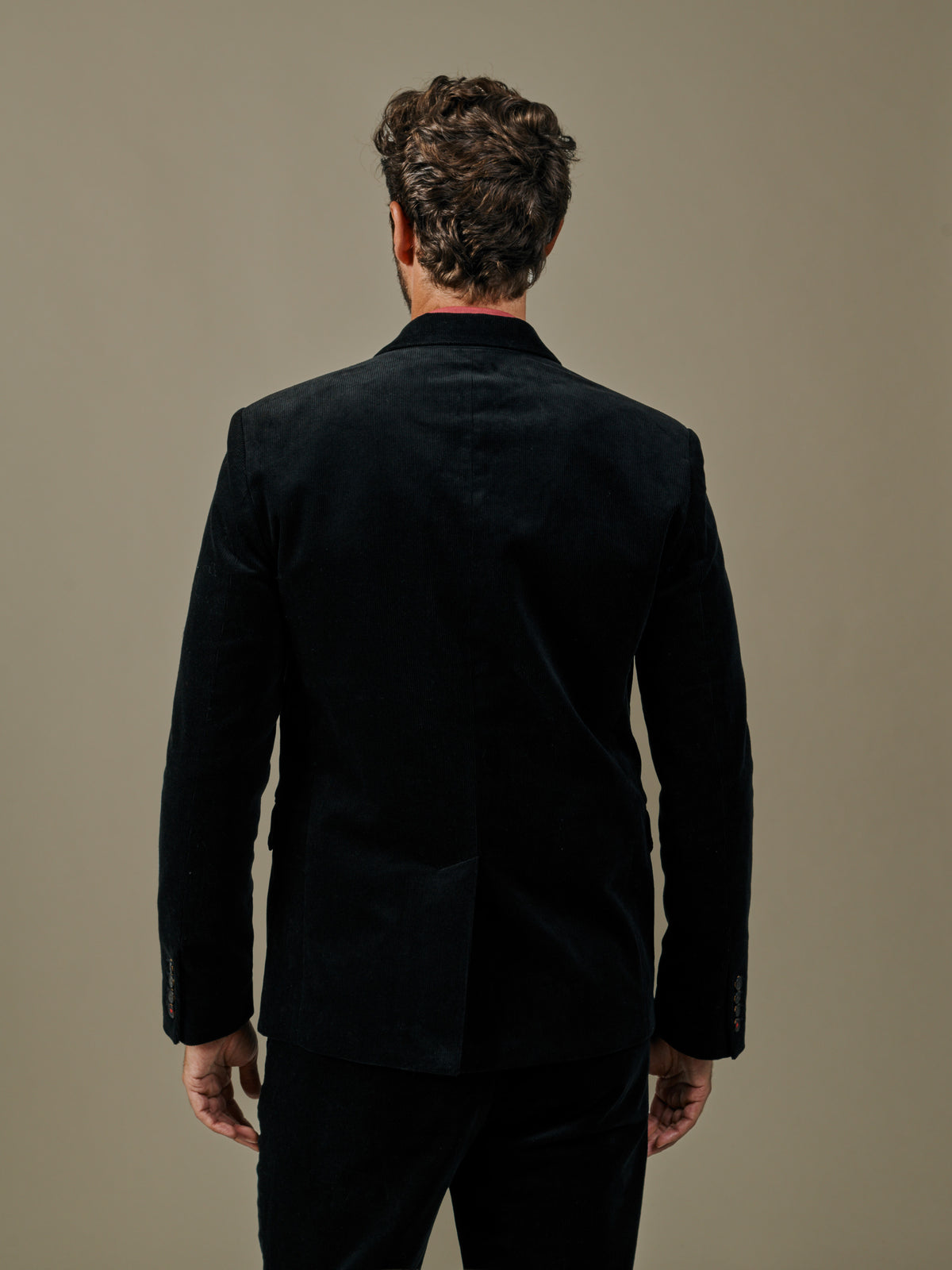 Aubin Black Marlborough Cord Suit Jacket | Cord Jacket