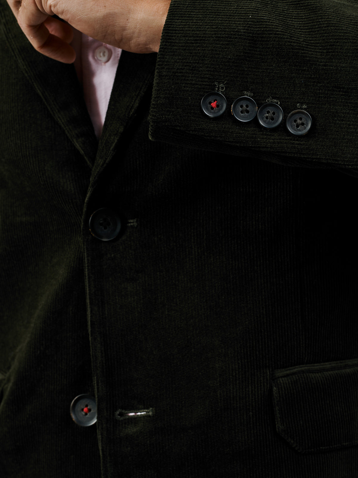Aubin Dark Green Marlborough Cord Suit Jacket | Cord Jacket