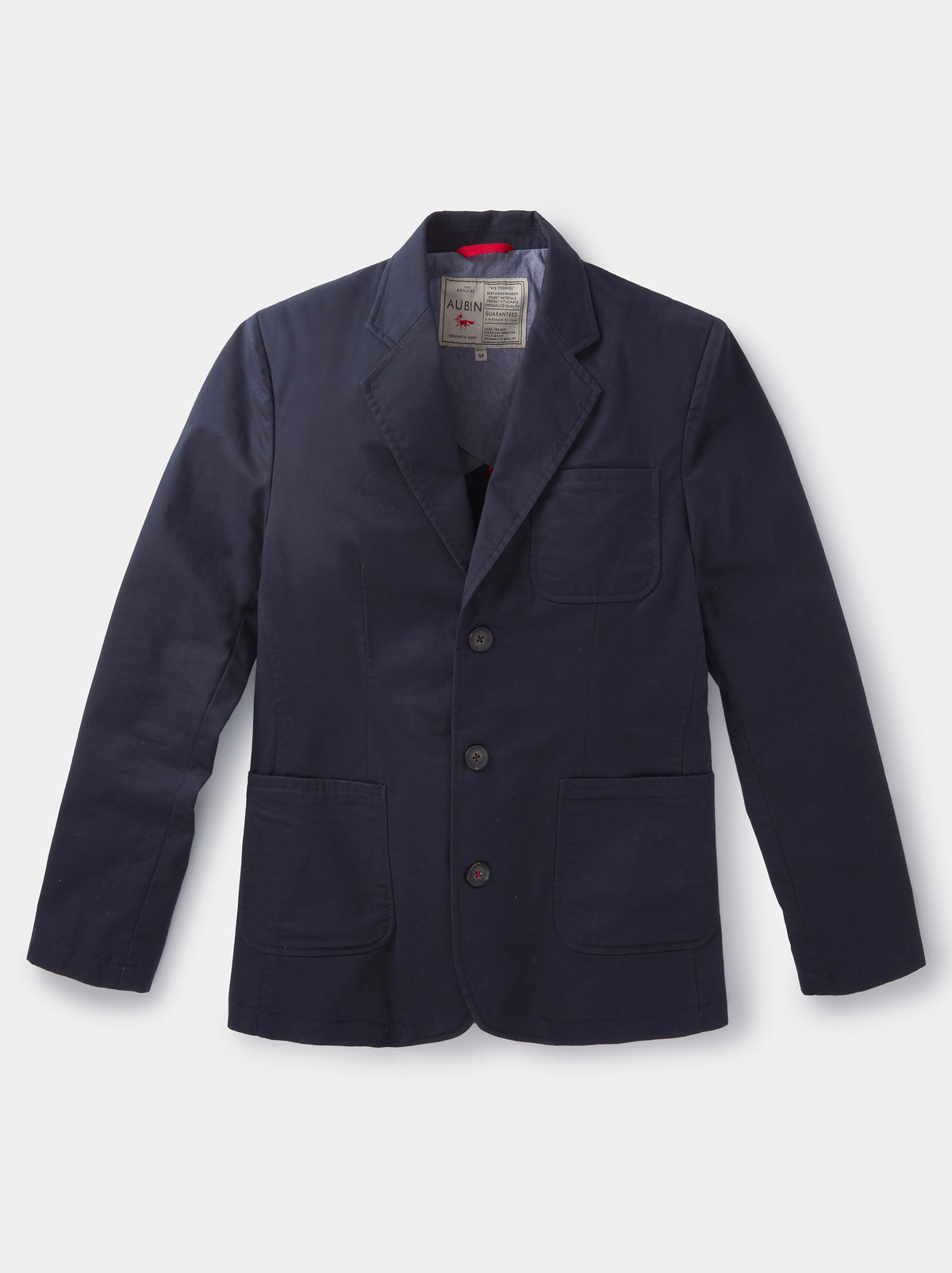 Aubin Navy Mareham Patch Pocket Jacket | Suit Jackets