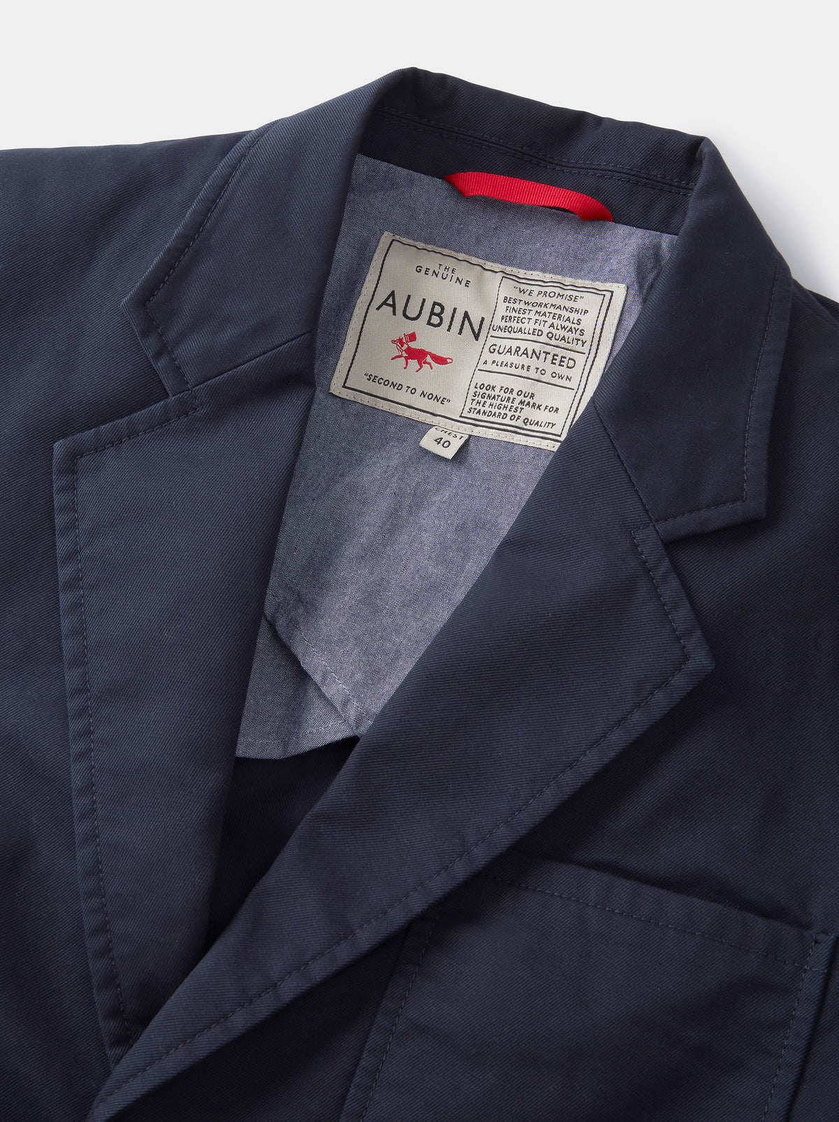 Aubin Navy Mareham Patch Pocket Jacket | Suit Jackets
