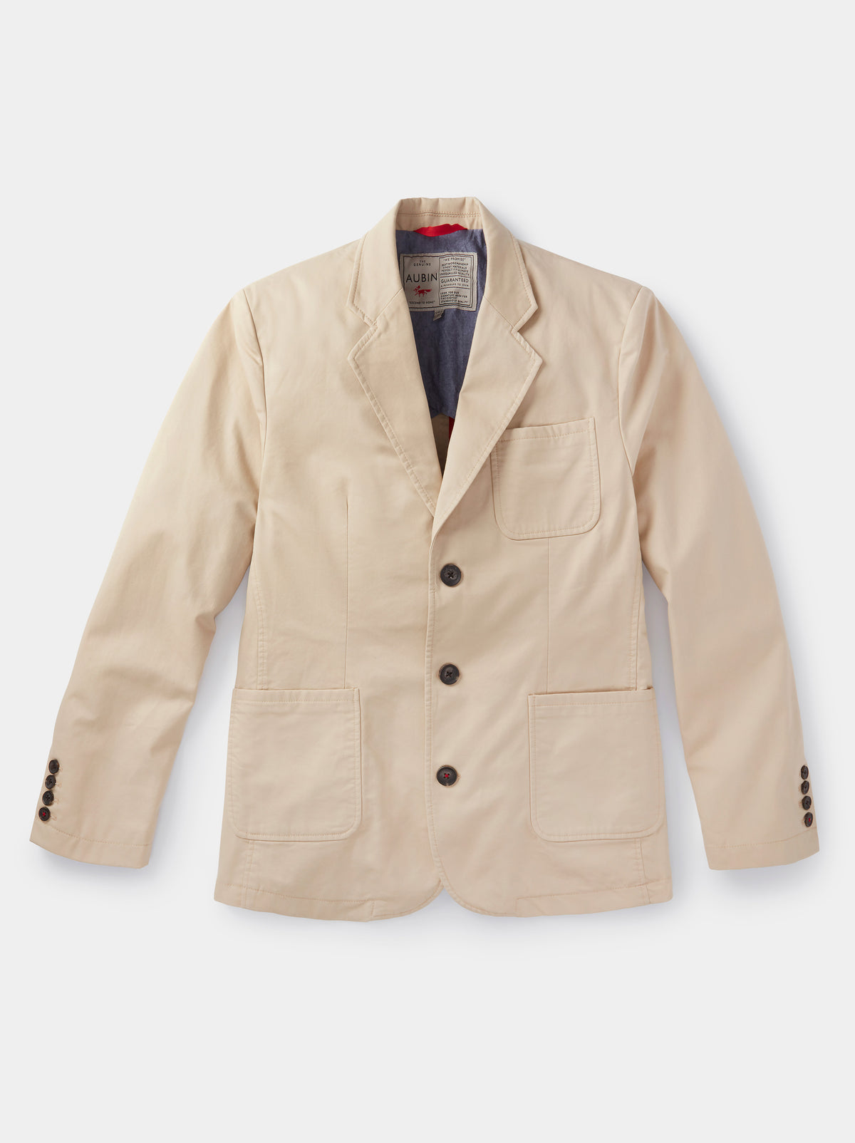 Aubin Sand Mareham Patch Pocket Jacket | Suit Jackets