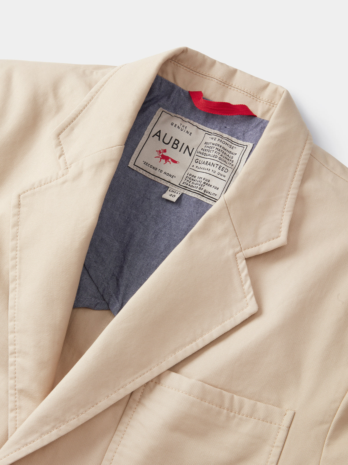 Aubin Sand Mareham Patch Pocket Jacket | Suit Jackets