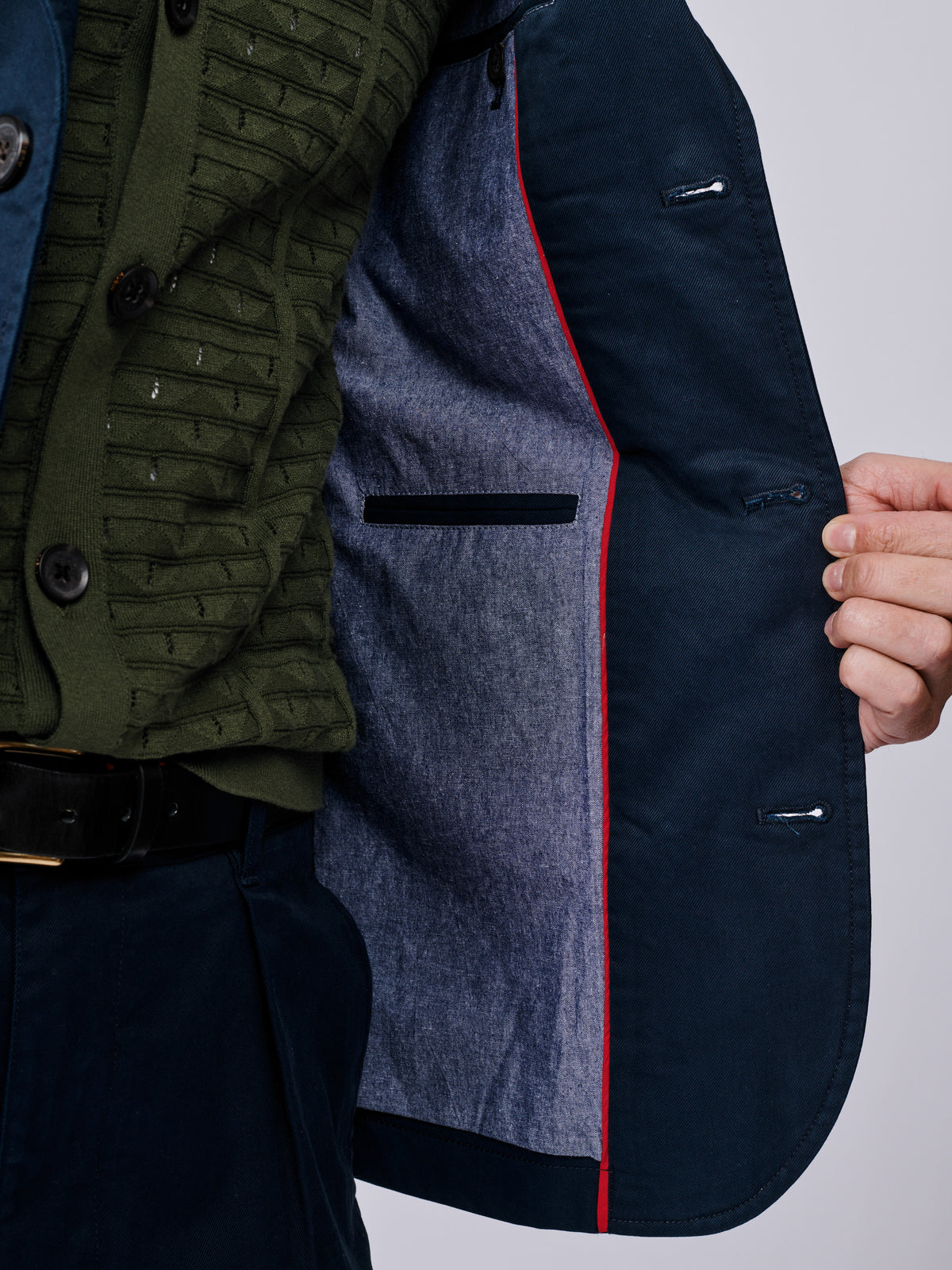Aubin Navy Mareham Patch Pocket Jacket | Suit Jackets