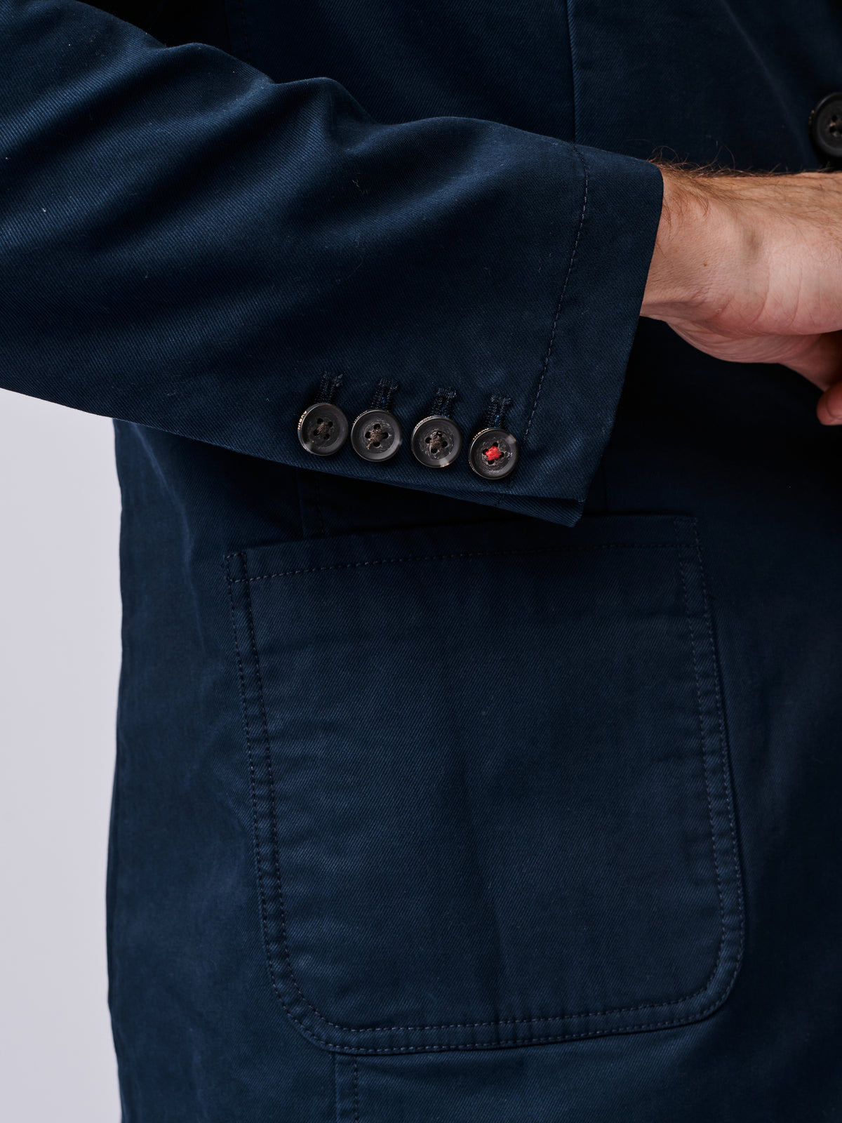 Aubin Navy Mareham Patch Pocket Jacket | Suit Jackets