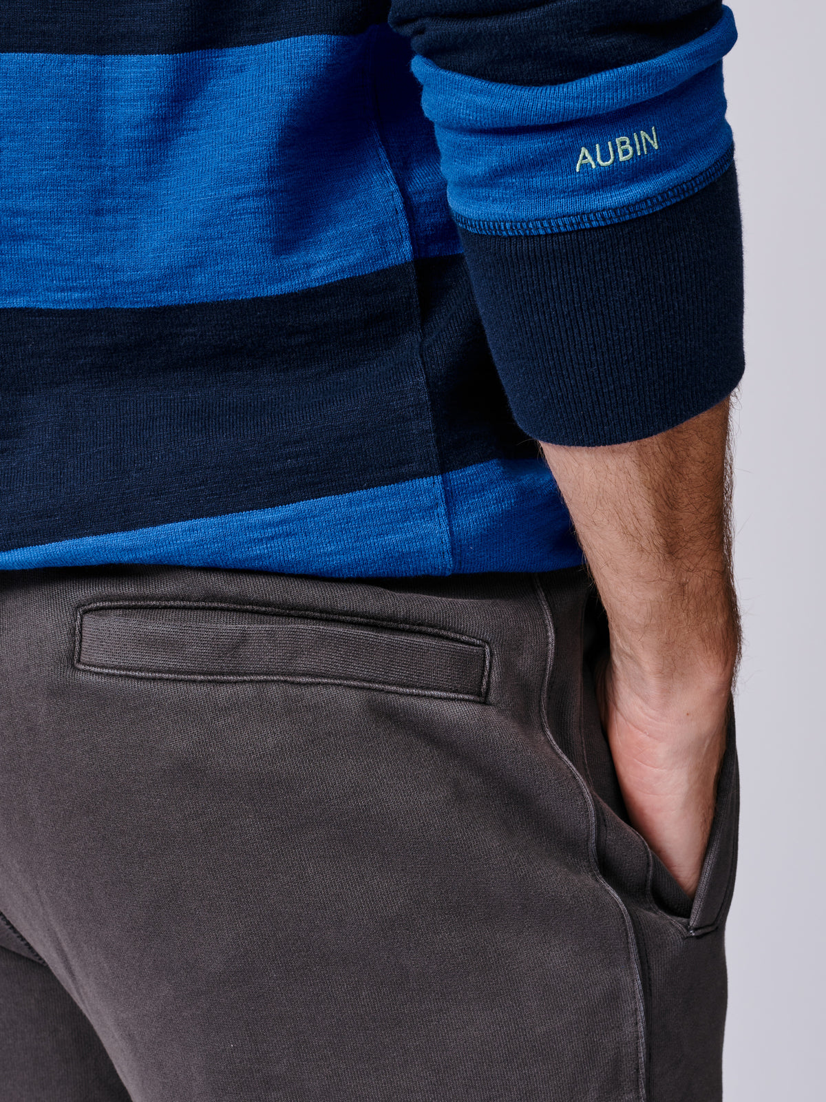 Aubin Washed Black Marlow Sweatpant | Joggers