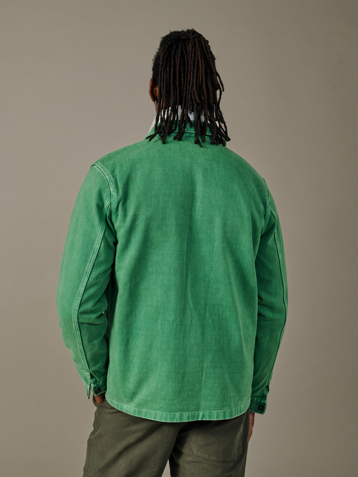 Aubin Green Mortlake Worker Jacket | Jackets