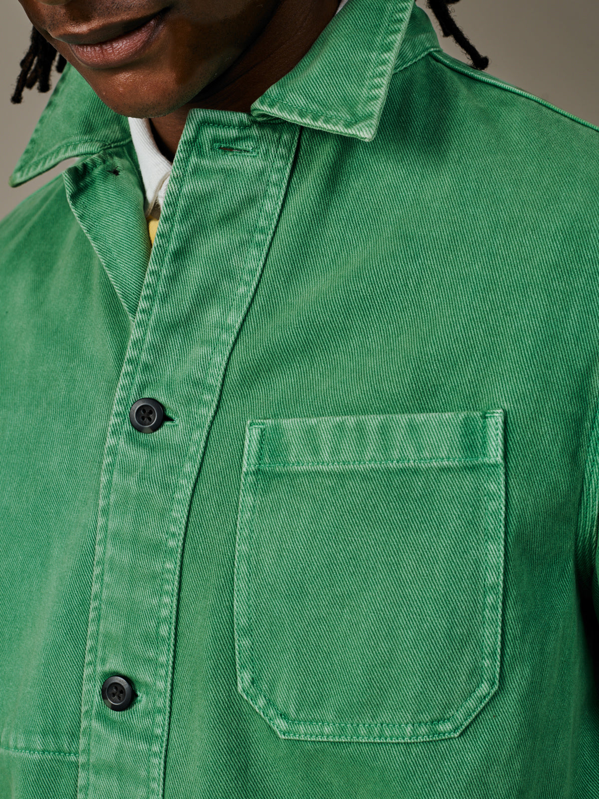 Aubin Green Mortlake Worker Jacket | Jackets