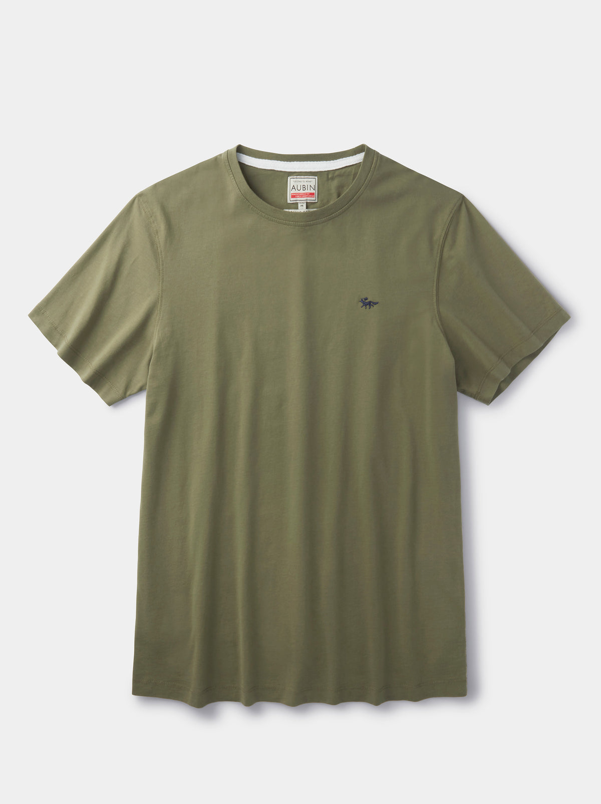 Aubin Light Khaki Aubin Organic Cotton T-Shirt | Classic Tee