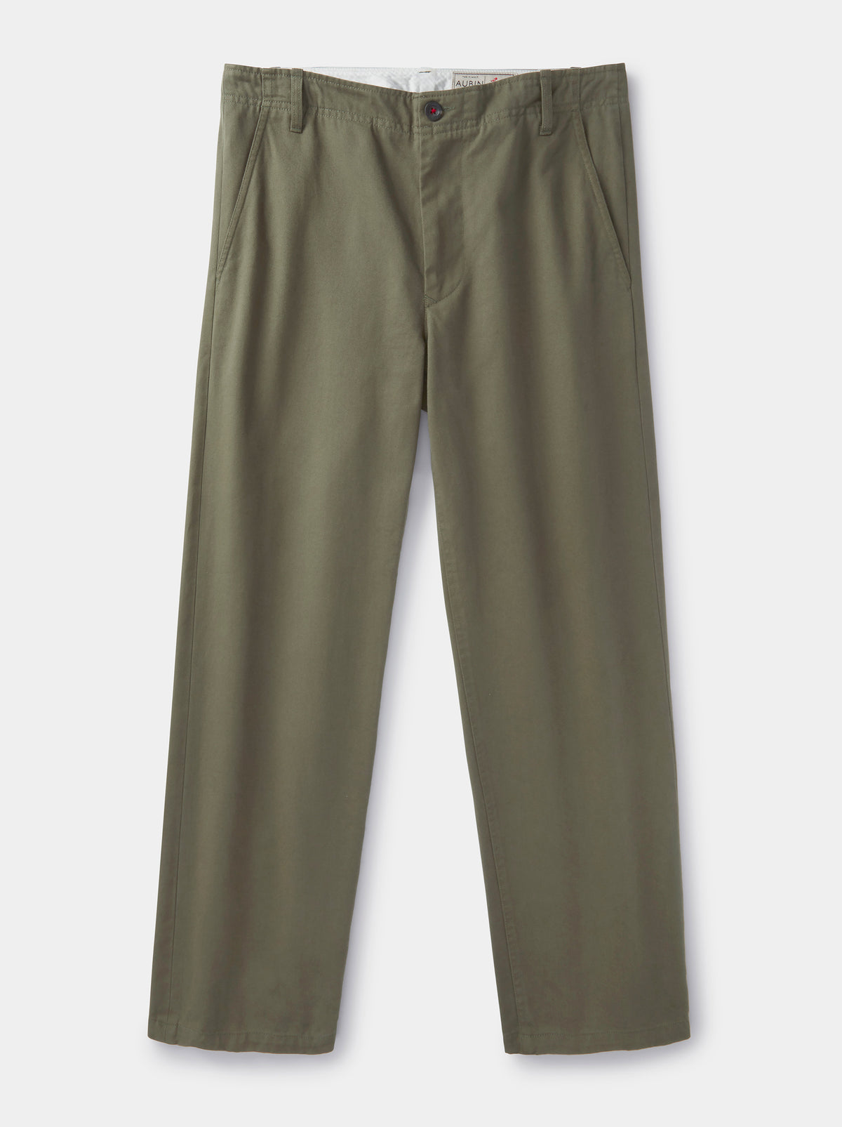 Aubin Khaki Ormsby Selvedge Chino | Chinos