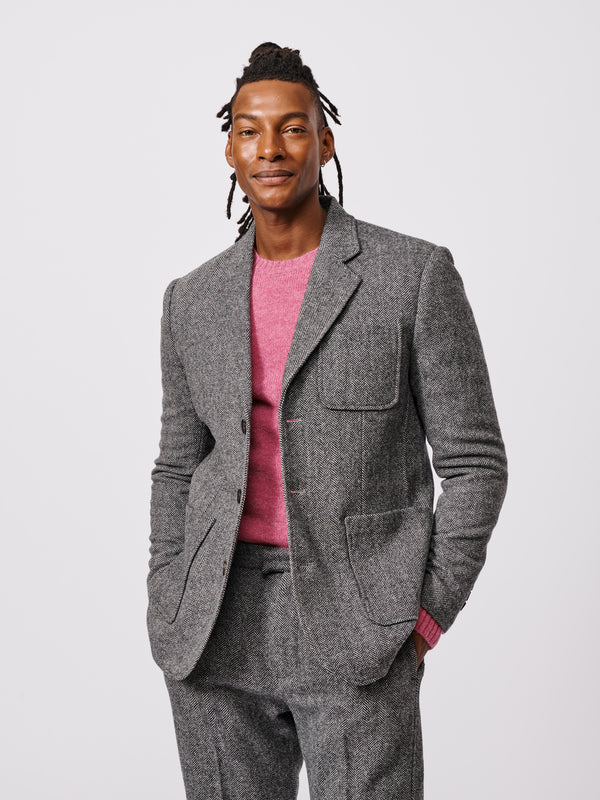 Mareham Wool Patch Pocket Suit Jacket