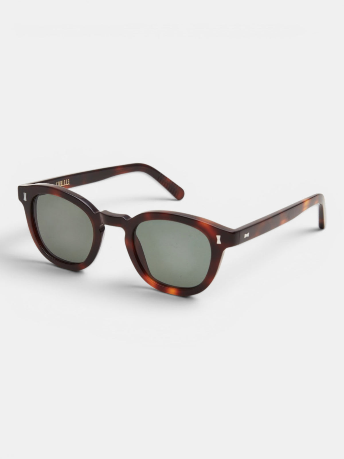 Aubin Cubitts Moreland Sunglasses in Dark Turtle, side view