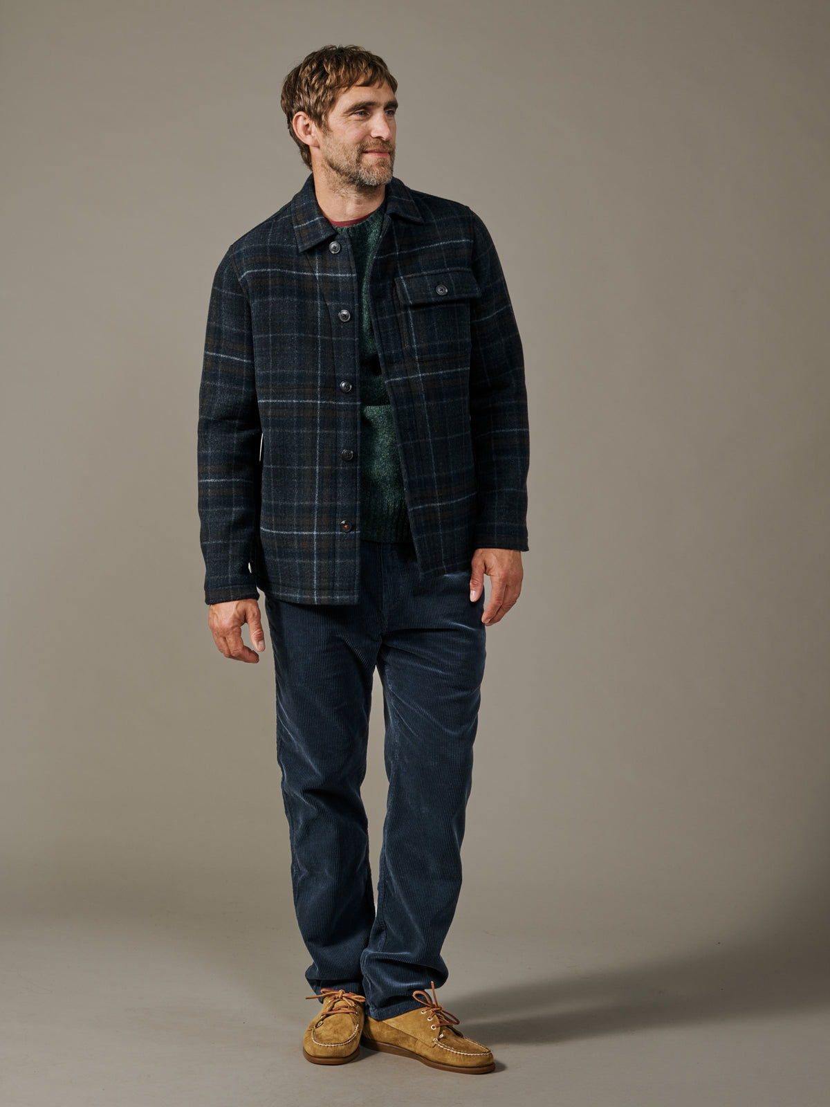 Aubin Grey Check Nettleham Jacket | Wool Jacket