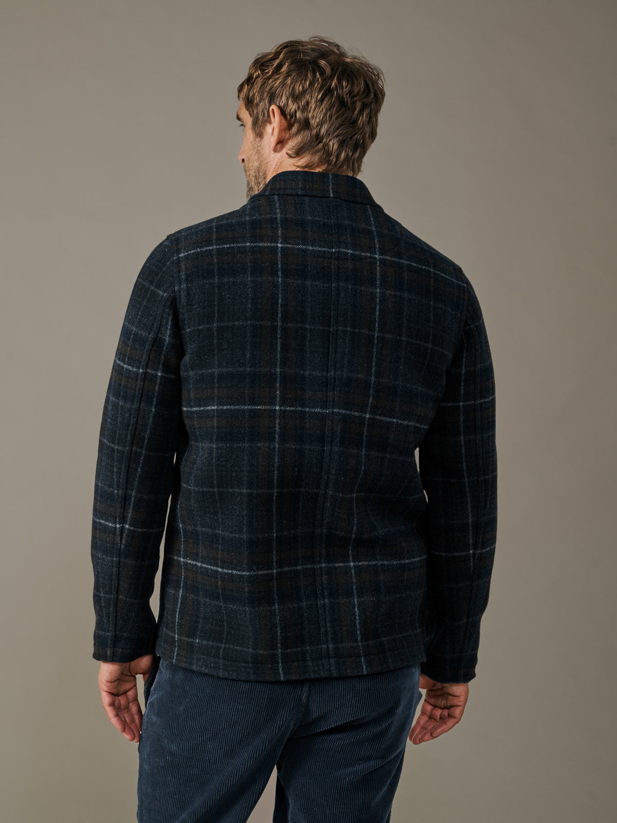 Aubin Grey Check Nettleham Jacket | Wool Jacket