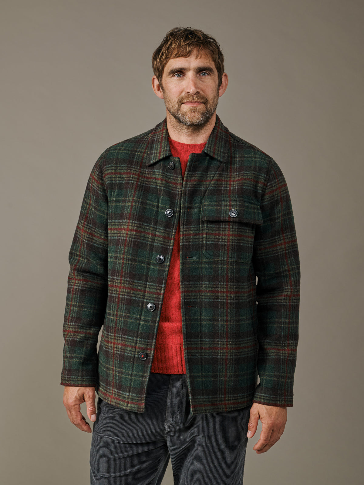 Aubin Green Check Nettleham Jacket | Wool Jacket