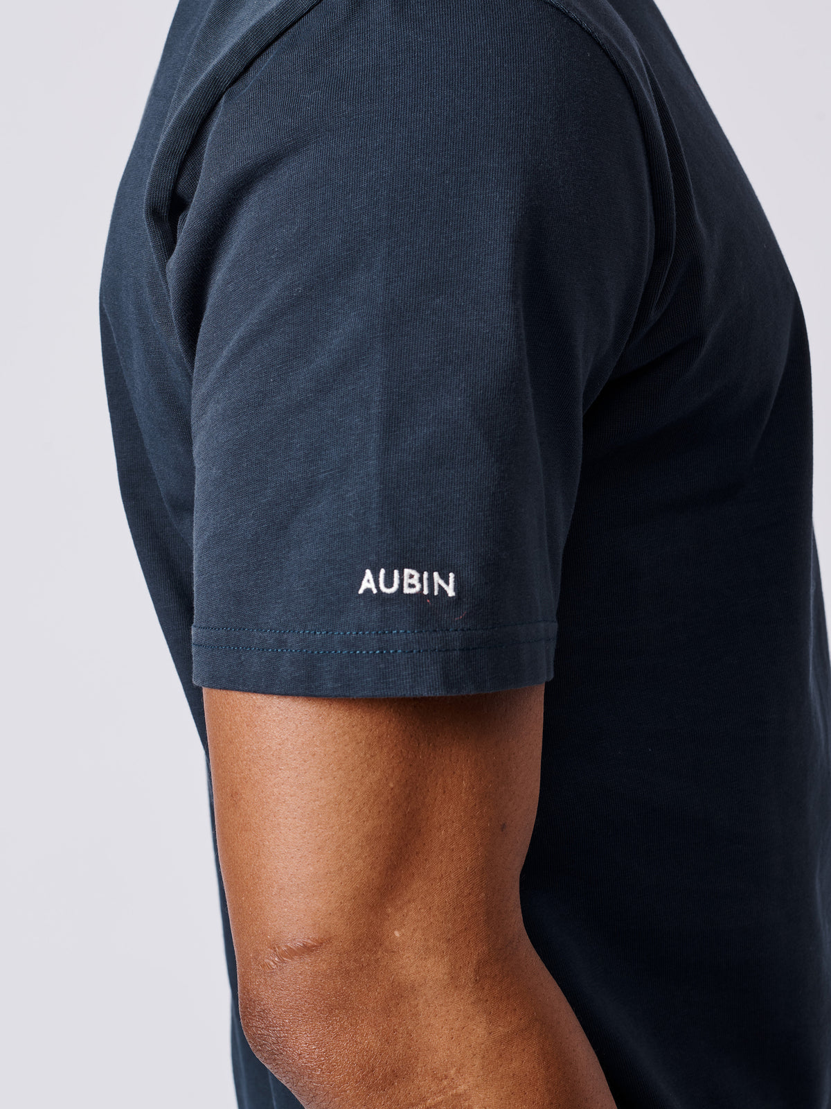 Aubin Navy Newburgh Relaxed T-Shirt | Relaxed Tee