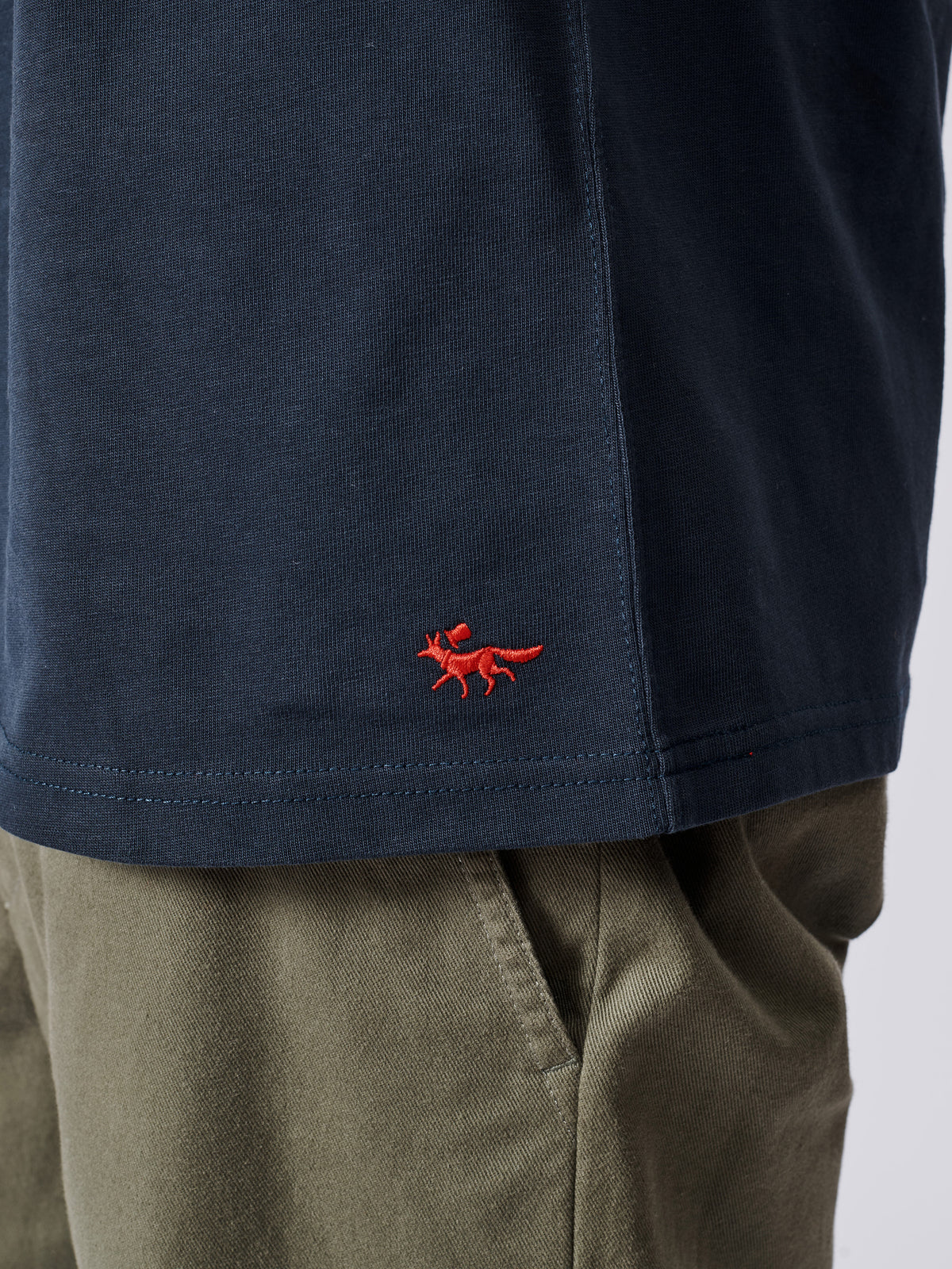 Aubin Navy Newburgh Relaxed T-Shirt | Relaxed Tee