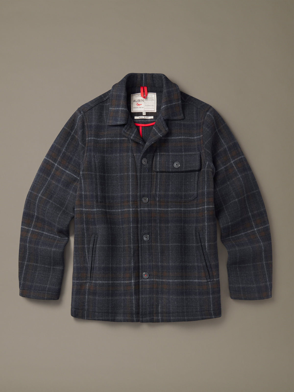Aubin Grey Check Nettleham Jacket | Wool Jacket