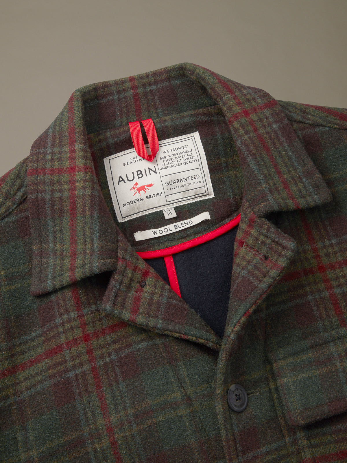 Aubin Green Check Nettleham Jacket | Wool Jacket