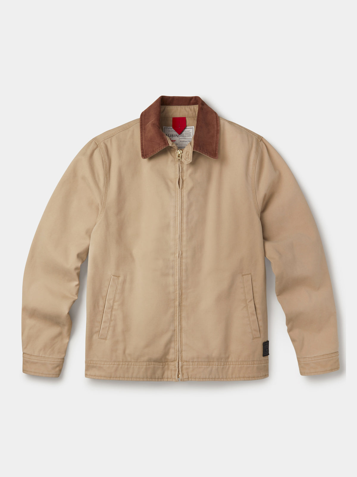 Aubin Dark Sand Newland Canvas Harrington | Harrington