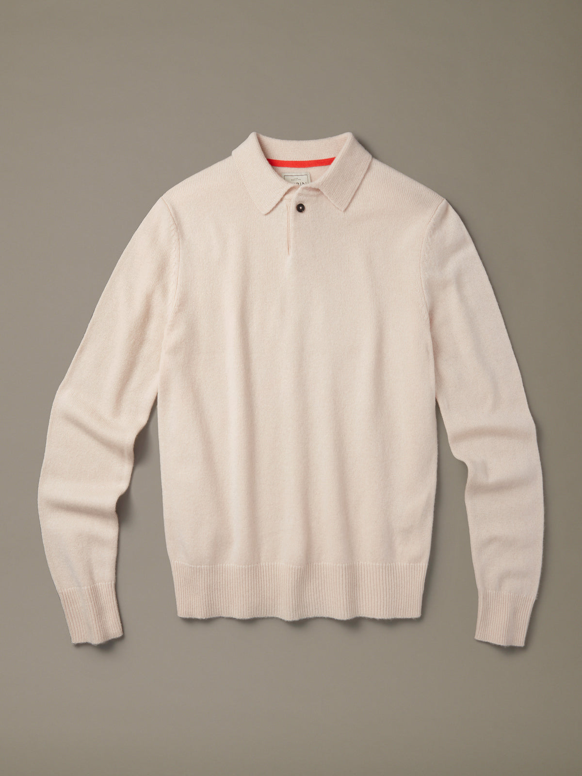 Aubin Ecru Northborne Merino Polo | Knitted Polo