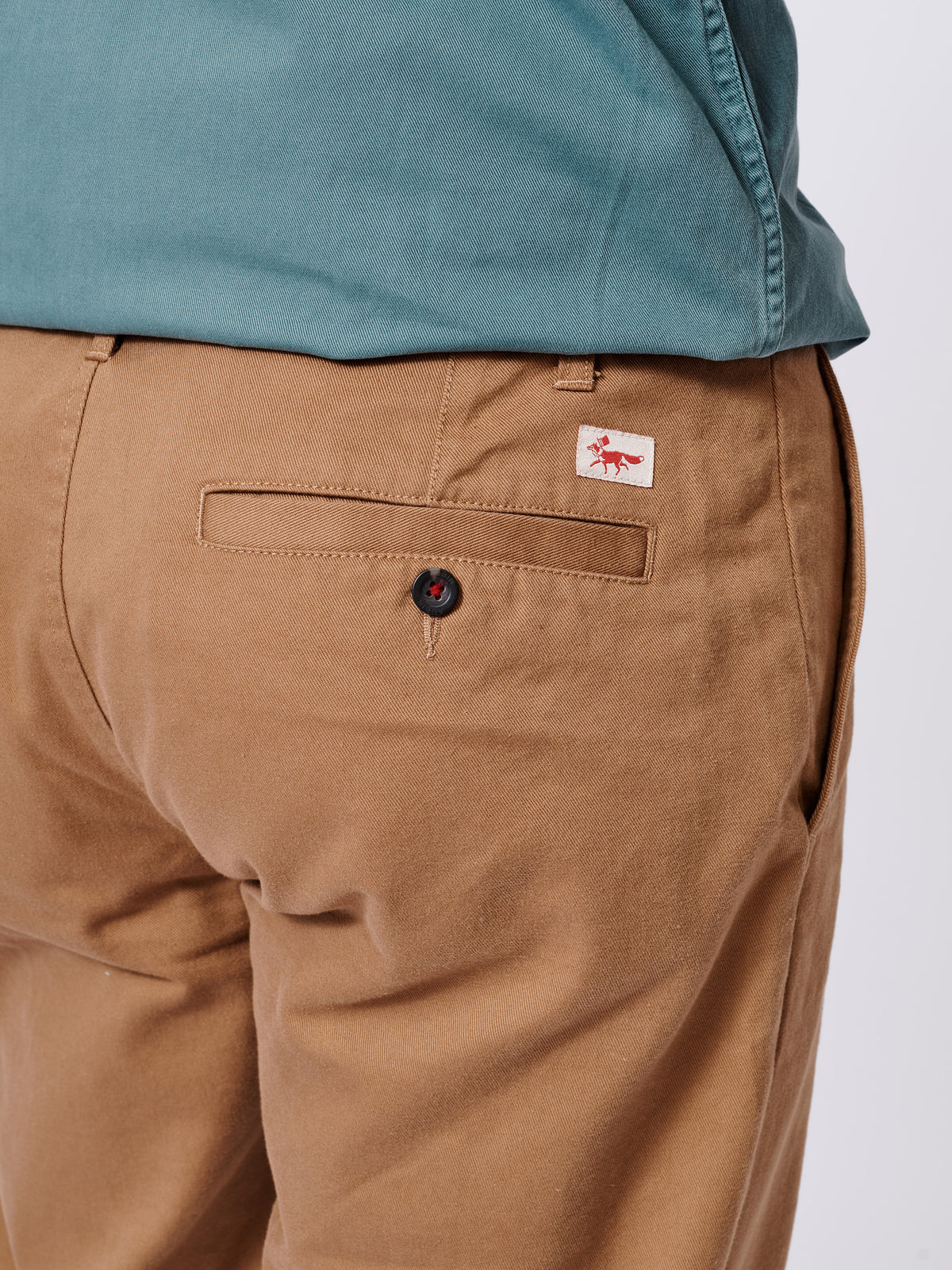 Aubin Toffee Ormsby Selvedge Chino | Chinos